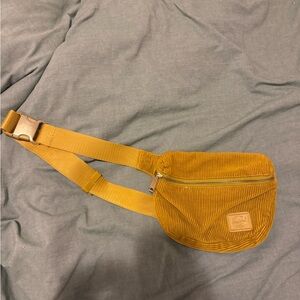 Herschel Corduroy Mustard Waist Bag